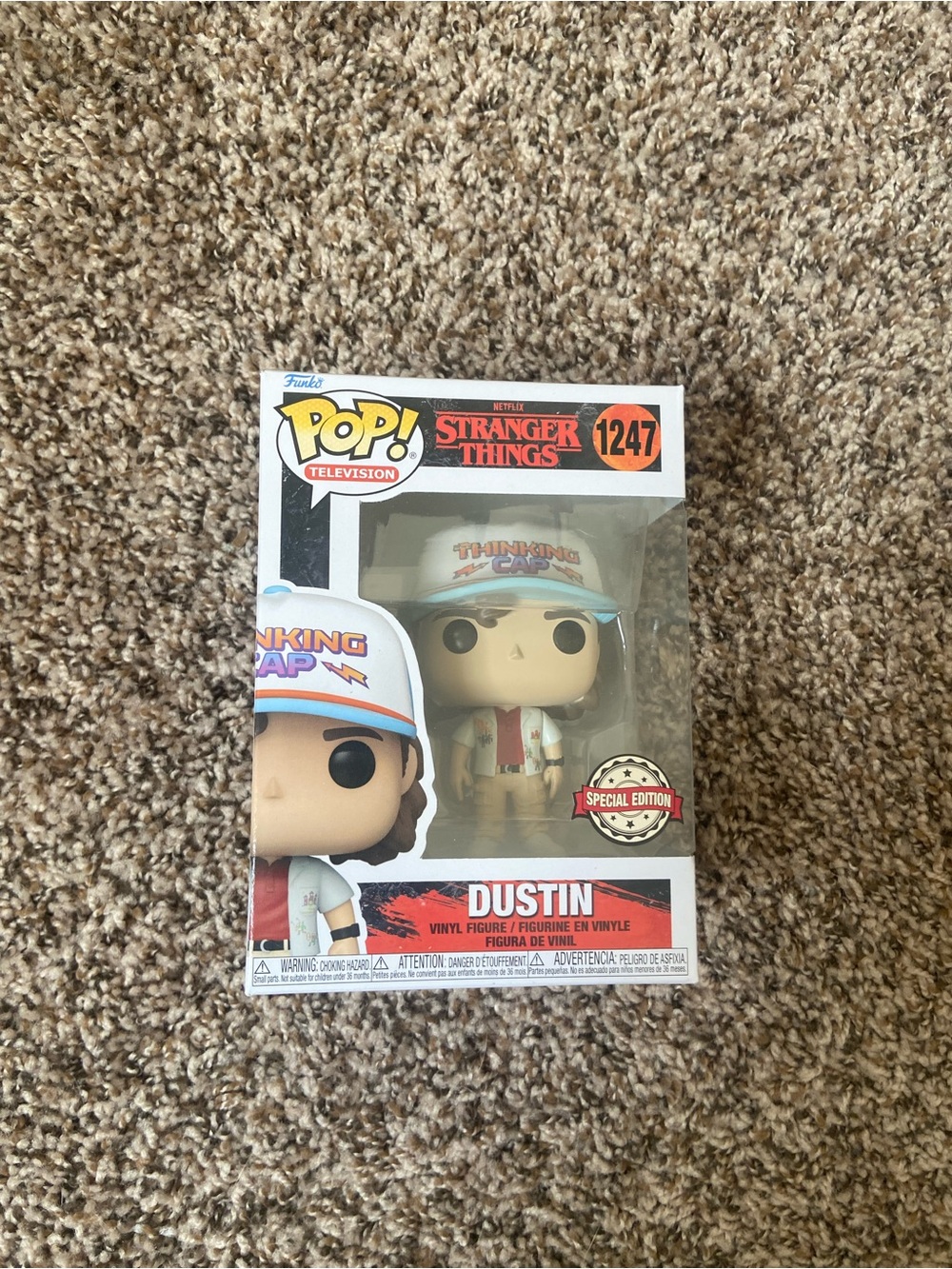 Funko Pop! Dustin in Thinking Cap — Special Edition